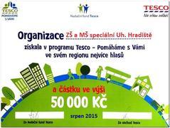 Tesco podpořilo naši školu