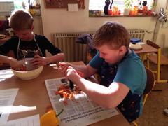 IV. třída se připravuje na Projektový den