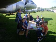 Pod křídlem Iljušinu