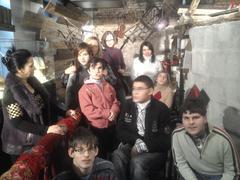 III. a IV. třída v Muzeu romské kultury