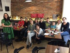 Posezení v kavárně