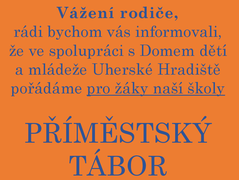 PŘÍMĚSTSKÝ TÁBOR