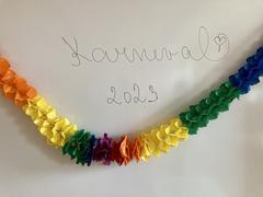 Karnevalový rej v základní škole