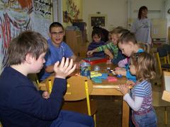 Setkání s dětmi z MŠ Kunovice