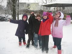 Když padají z nebe vločky sněhobílé ...